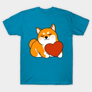 Romantic Shibe 01 T-Shirt